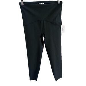 Spanx Womens Leggings Booty Boost Active 7/8 Leggings Essex Green Sz Large NWT